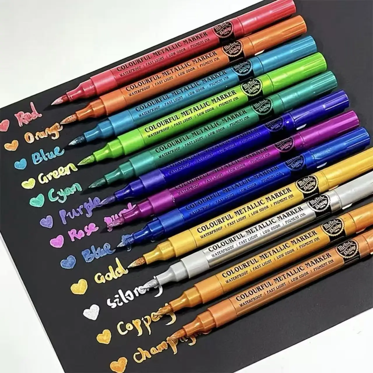 Copic Marker Sketch - 12 stuks metallic stiften zonder uitloop,