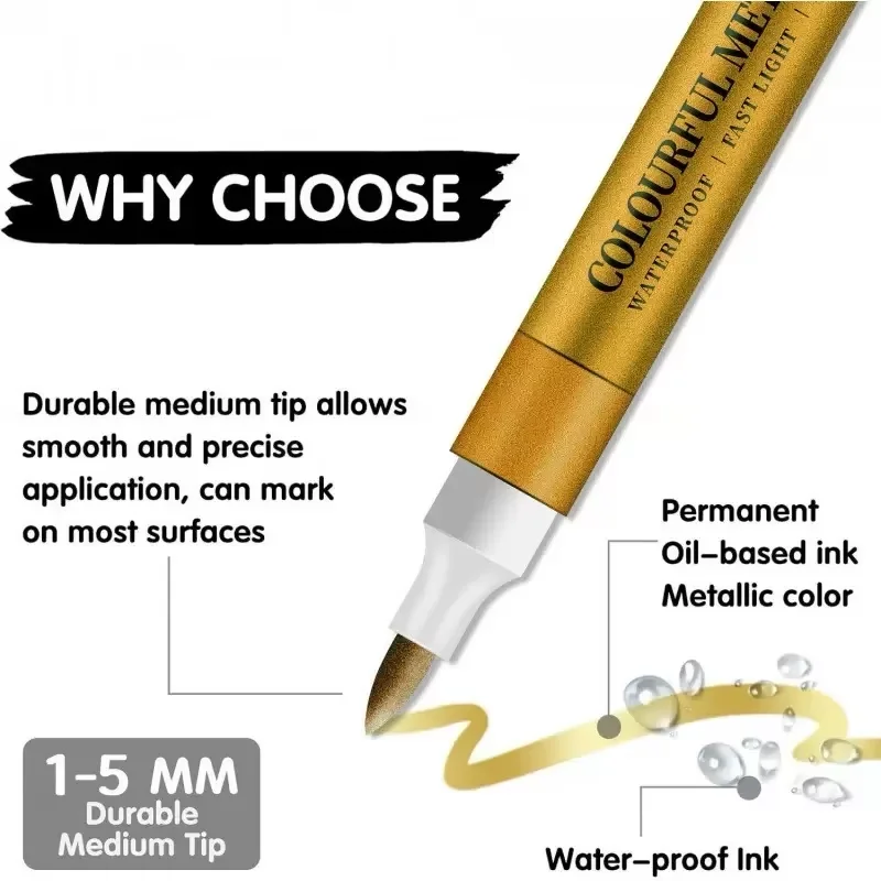 12 stuks metallic stiften zond - Copic Marker Sketch recensie en prijs