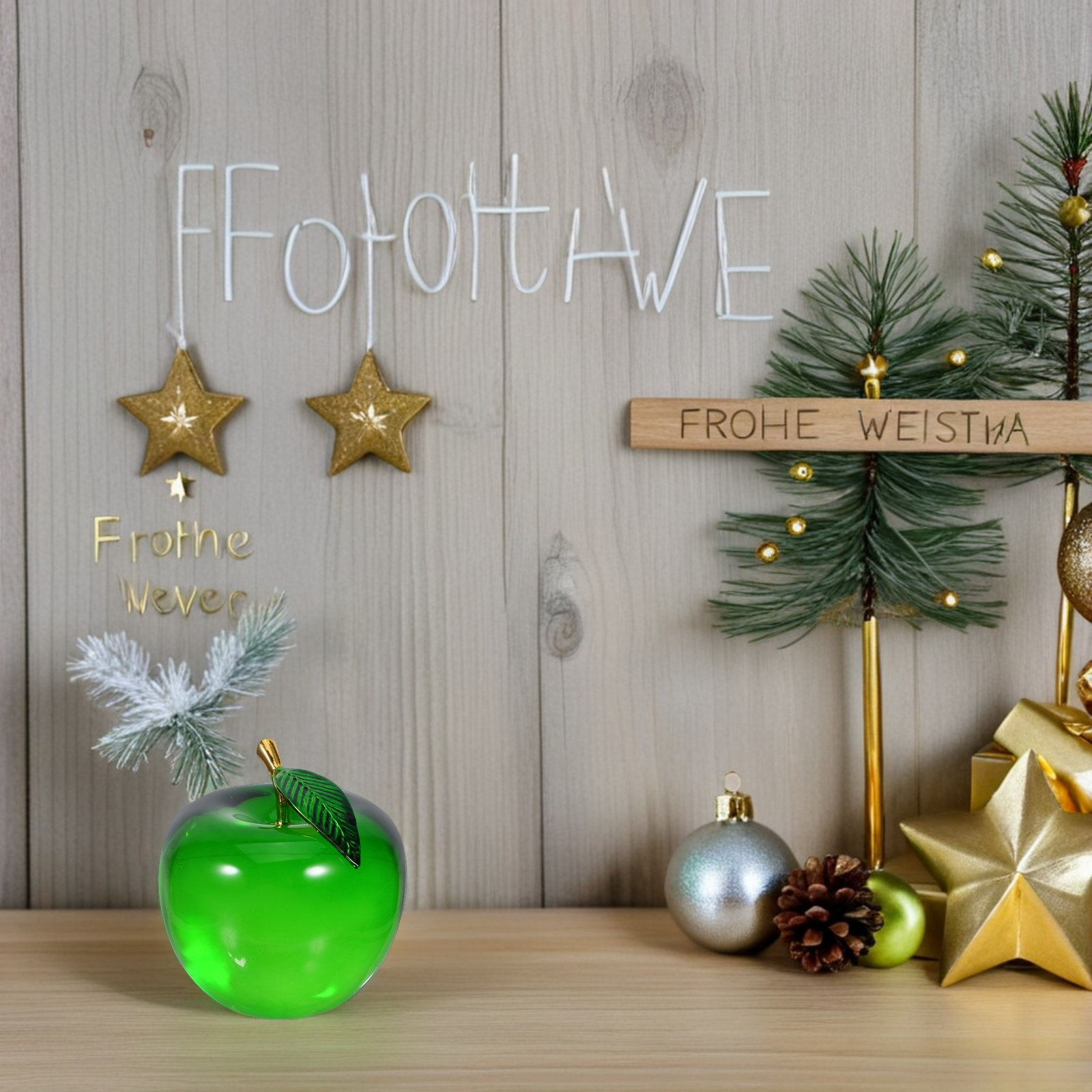 Apple Decoratie Kleine Realist - Paper Weight Crystal recensie en prijs